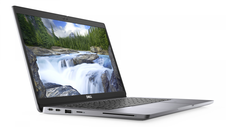 Laptop Dell Latitude 5320 szary - widok frontu lewej strony