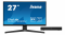 Monitor IIYAMA ProLite XUB2796QSU-B1 + Stage Air - widok frontu
