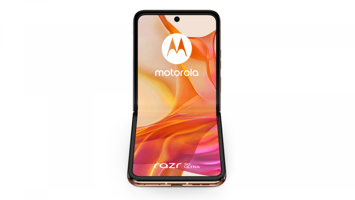 Smartfon Motorola Razr 50 Ultra brzoskwiniowy 2