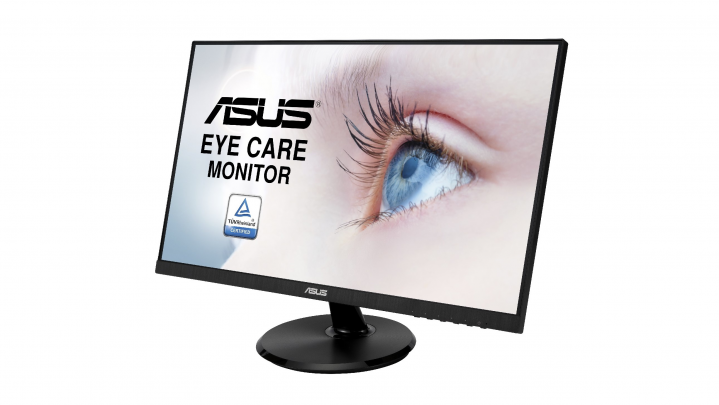 Monitor Asus VA24DQ - widok frontu prawej strony