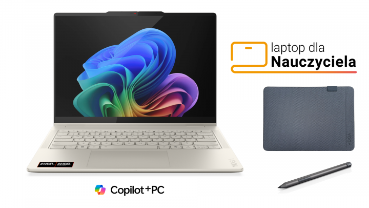 Laptop Lenovo Yoga 7 2-in-1 14AKP10 W11H Backlit Seashell (Yoga Pen + Yoga Sleeve) BON v2
