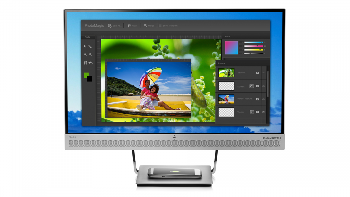 Monitor HP S240uj T7B66AA EliteDisplay - widok frontu