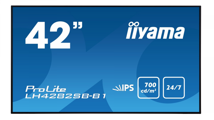 Monitor IIYAMA ProLite LH4282SB-B1 - widok frontu
