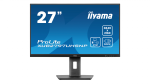 Monitor iiyama ProLite XUB2797UHSNP-B1 4K UHD 27" IPS 4ms USB-C Dock