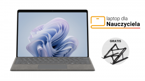 Laptop dla Nauczyciela Microsoft Surface Pro 10 ZDU-00004 Ultra 5 135U Touch 13" 120Hz 16GB 512GB Int W11Pro Platynowy + Etui z klwaiaturą 