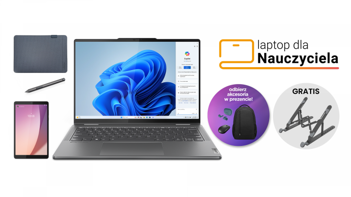 Yoga 7 14AHP9 W11H Storm Grey (Lenovo Digital Pen&Yoga 14-inch Sleeve) + Tablet M8 ZAD00069PL Bon akcesoria 2