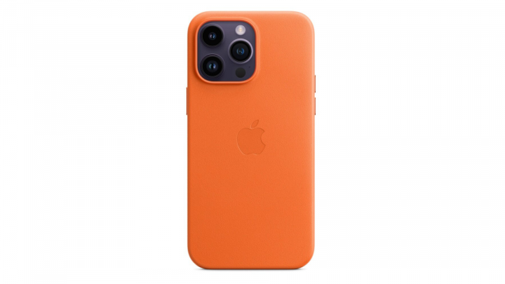 Etui Apple iPhone 14 Pro Leather Case z MagSafe Orange MPPL3ZM/A