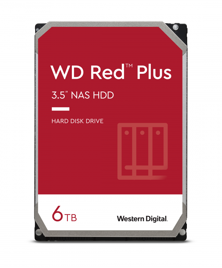 Dysk HDD WD Red Plus 6000GB 3,5