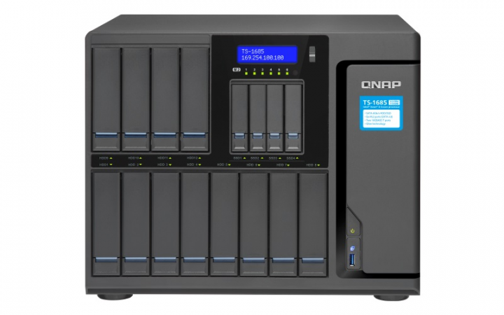 Serwer NAS QNAP TS-1685-D1521 - widok frontu