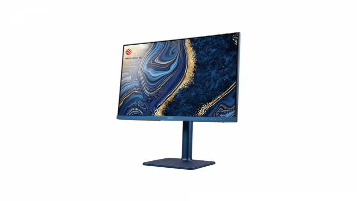 Monitor MSI Modern MD241P Ultramarine - widok frontu prawej strony