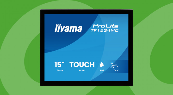 Monitor iiyama ProLite TF1534MC-B8X Touch front