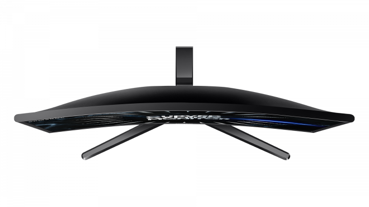 Monitor Samsung LC24RG52FZRXEN - widok z góry2