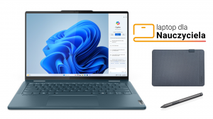 Laptop 2w1 dla Nauczyciela Lenovo Yoga 7 14IML9 83DJ005GPB Ultra 5 125H Touch 14" 2,8K OLED 120Hz 16GB 1000SSD W11 + Etui i rysik w zestawie