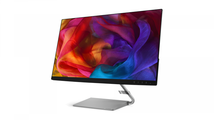 Monitor Lenovo Q27q-1L - przód prawa strona