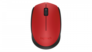 Mysz bezprzewodowa Logitech M171 optyczna czerwona 910-004641