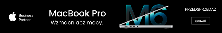 PRZEDSPRZEDAŻ MacBook Pro M6 - baner kategorii CTA