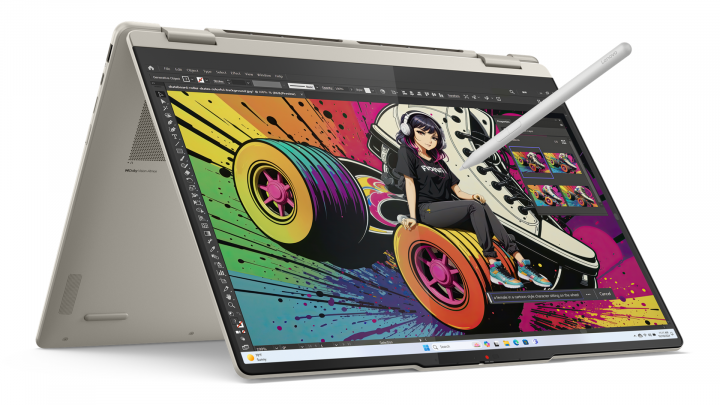 Laptop 2w1 Lenovo Yoga 7 16AKP10 Touch W11H (BK keyb) Seashell 4