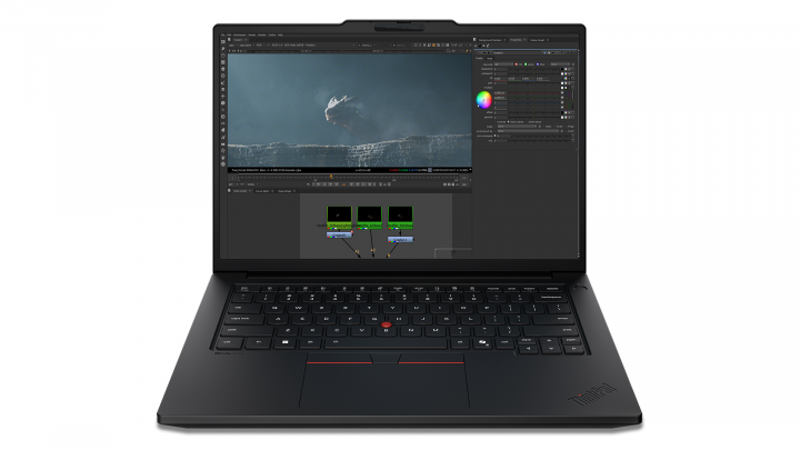 Mobilna stacja robocza Lenovo ThinkPad P14s Gen 7 intel - widok frontu