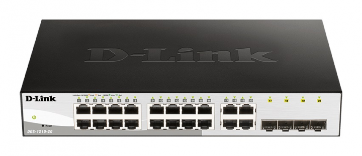 Switch D-Link DGS-1210-20 - widok frontu