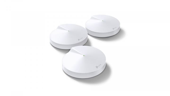 Access Point TP-Link Deco M9 Plus (3-Pack) Mesh - widok frontu lewej strony