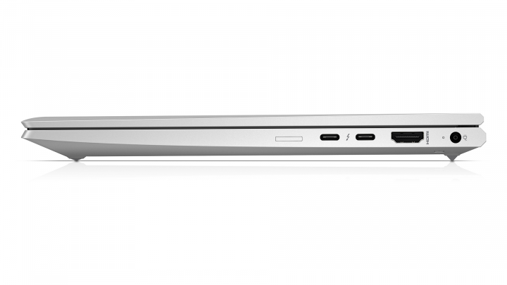Laptop HP EliteBook 830 G8 srebrny - widok prawej strony