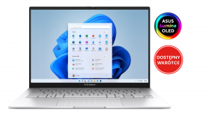 Laptop ASUS Zenbook 14 UX3405CA-QD1247W Ultra 5 225H 14" OLED WUXGA 0,2ms 16GB 512SSD W11