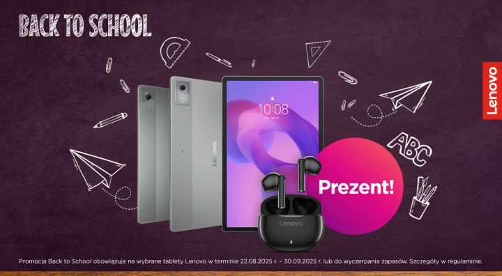 Lenovo Back to School - Kup wybrany tablet Lenovo i odbierz słuchawki! 4