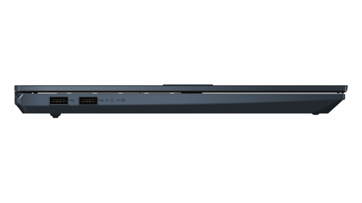 VivoBook Pro 15 OLED M3500QA Quiet Blue - widok lewej strony