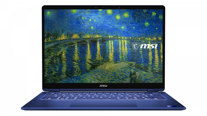 Laptop MSI Prestige 14 Flip AI+ Starry Night Over the Rhone Copilot