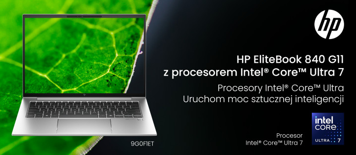 HP Elitebook 840 G11 9G0F1ET z procesorem Intel® Core™ Ultra 7 155H 9