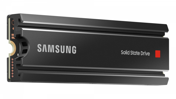 Samsung 980 PRO Heatsink 1000GB MZ-V8P1T0CW M.2 PCIe - widok frontu lewej strony