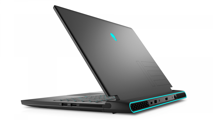 Laptop Dell Alienware M15 R5 W10H-tył lewa strona