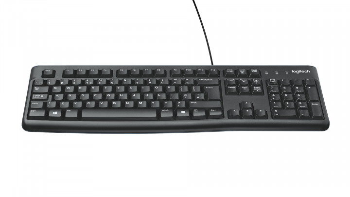 Klawiatura przewodowa Logitech K120 US czarna 920-002508
