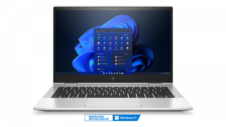 Laptop HP EliteBook x360 830 G8 - widok frontu