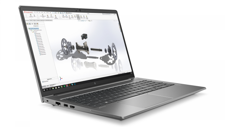 Mobilna stacja robocza HP ZBook Power G8 - widok frontu lewej strony