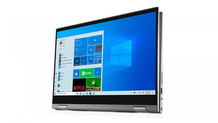Laptop 2w1 Dell Inspiron 5406 W10H - przód front lewy