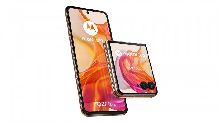 Smartfon Motorola Razr 50 Ultra brzoskwiniowy