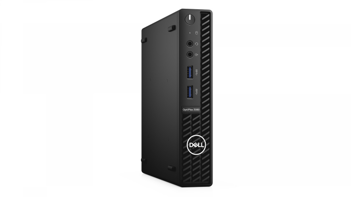 Dell OptiPlex 3080 MFF - widok frontu lewej strony