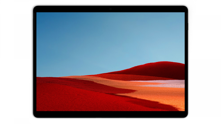 Microsoft Surface Pro X czarny - widok frontu