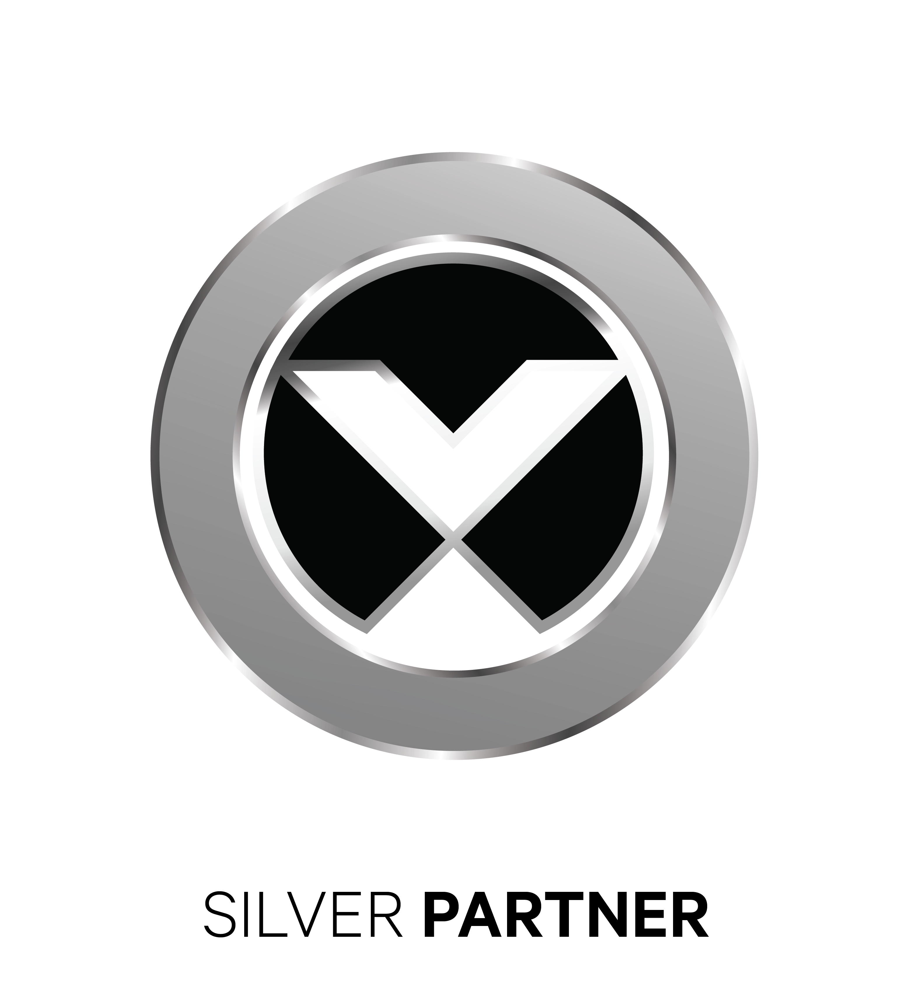 Vertiv logo silver partner