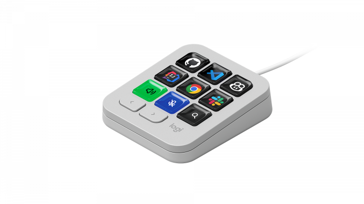 Klawiatura do sterowania AI dla programistów Logitech MX Keypad Jasnoszary 920-013892 2