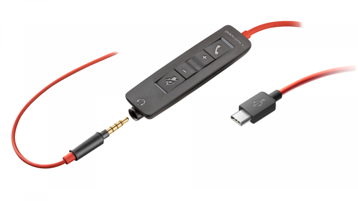 Słuchawki przewodowe Poly Blackwire C3225 USB-C 3