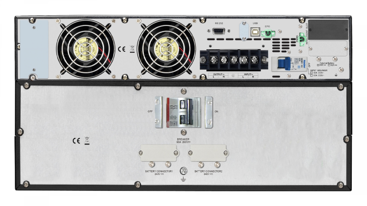 UPS APC SRV6KRILRK 6000VA - widok z tyłu