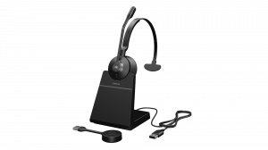 Słuchawki z mikrofonem Jabra Engage 55 USB-A MS Mono Charging Stand DECT - 9553-455-111 