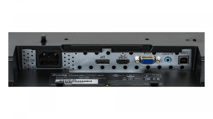 Monitor z dotykowym ekranem IIYAMA ProLite T1931SR-B5 - widok portów