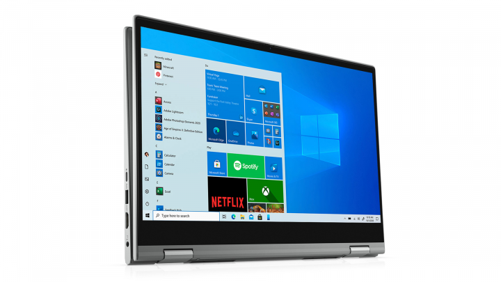Laptop 2w1 Dell Inspiron 5406 W10H - przód front prawy