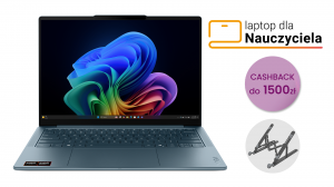 Laptop dla Nauczyciela Lenovo Yoga Slim 7 14AKP10 83JY002GPB Ryzen AI 5 340 14" WUXGA OLED 16GB 512SSD W11