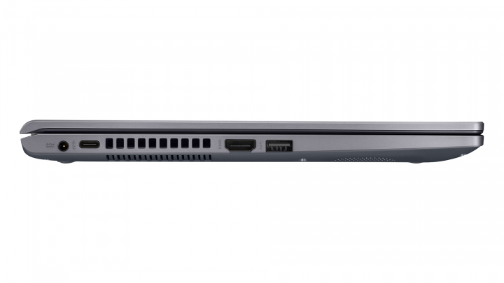 Laptop Asus VivoBook X509FA szary - widok lewej strony