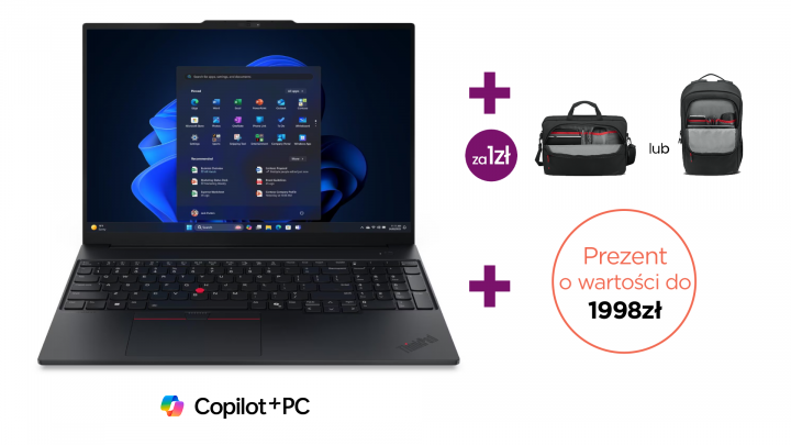 Laptop Lenovo ThinkPad E16 Gen 3 Copilot PROMO 2K ZESTAW 7
