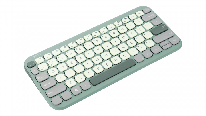 Klawiatura bezprzewodowa ASUS Marshmallow KW100 90XB0880-BKB050 szałwiowa 5
